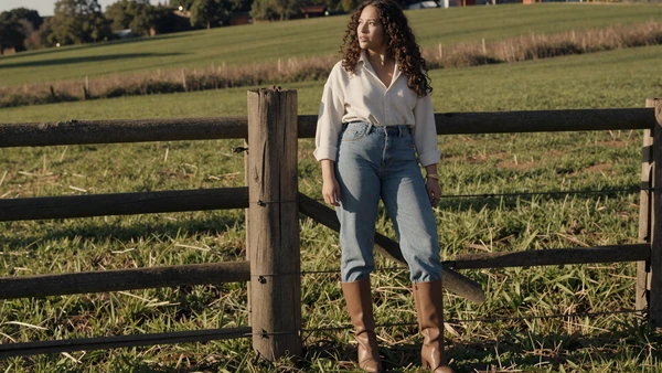 City woman exploring a farm for the first time, guide for city people dating farmers